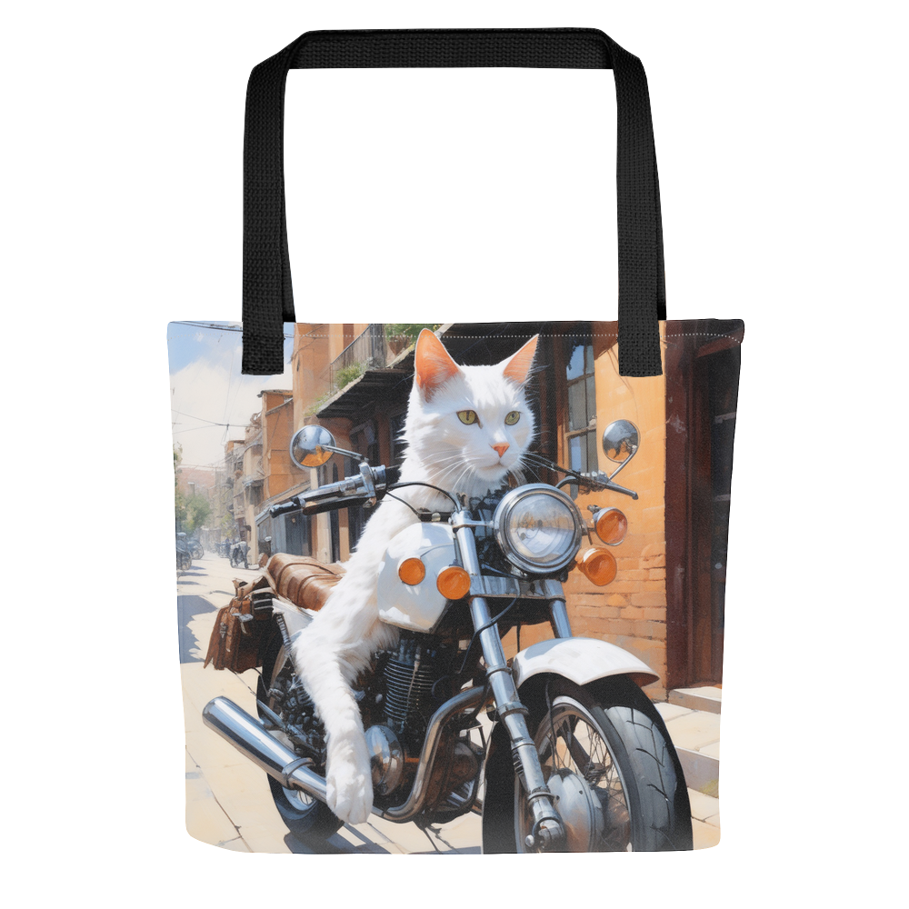 PugMug Custom White Companion Cat Tote