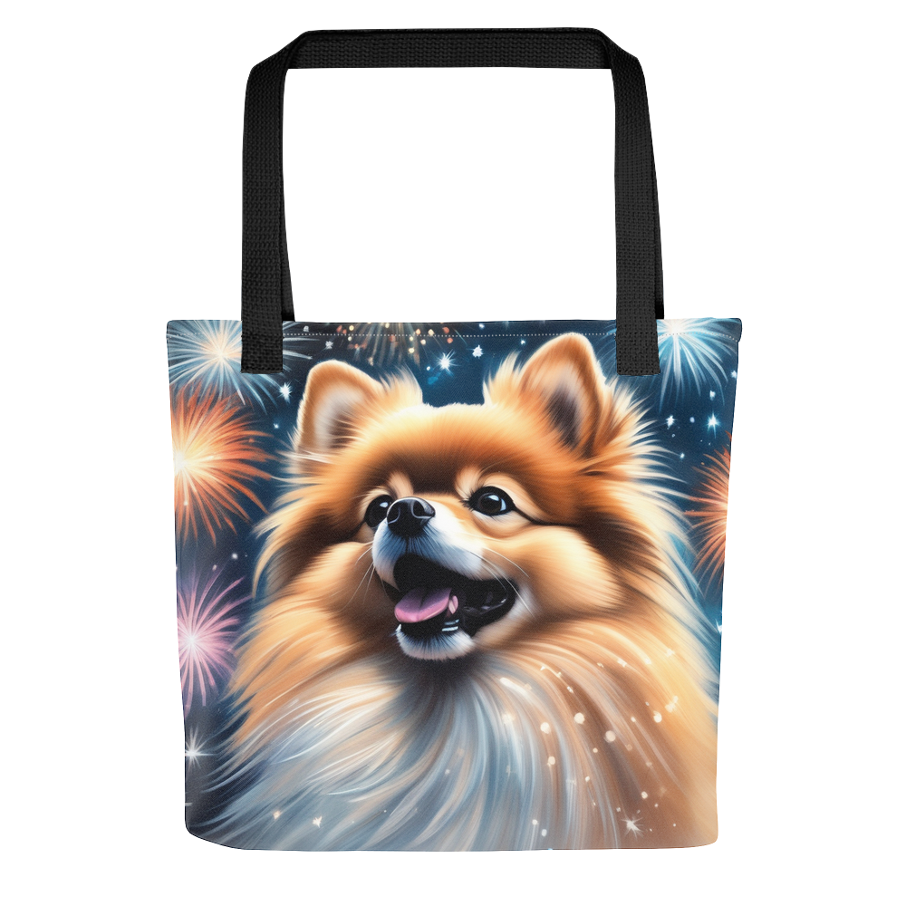 PugMug Custom Tan Pomeranian Tote