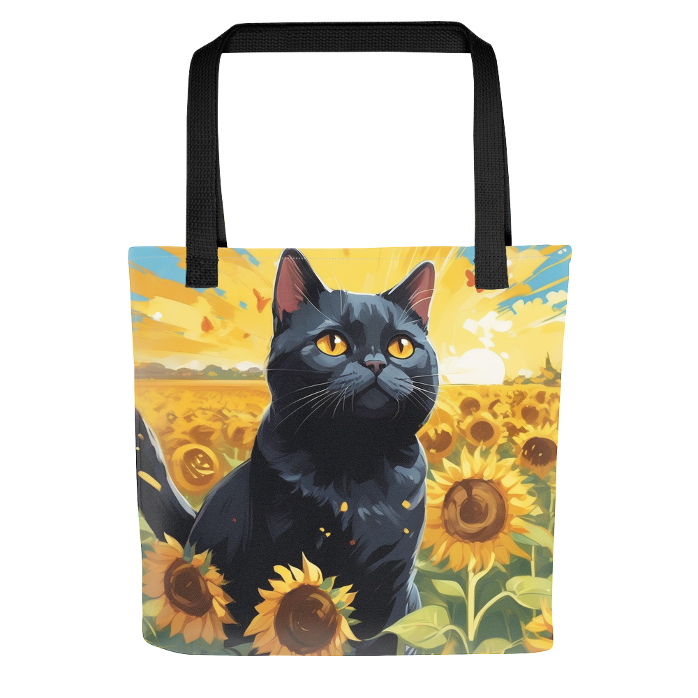 PugMug Custom Black British Shorthair Cat Tote