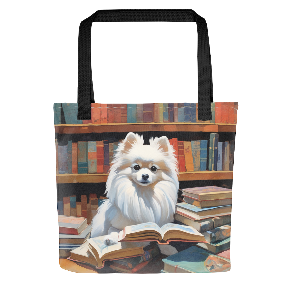PugMug Custom White Pomeranian Tote