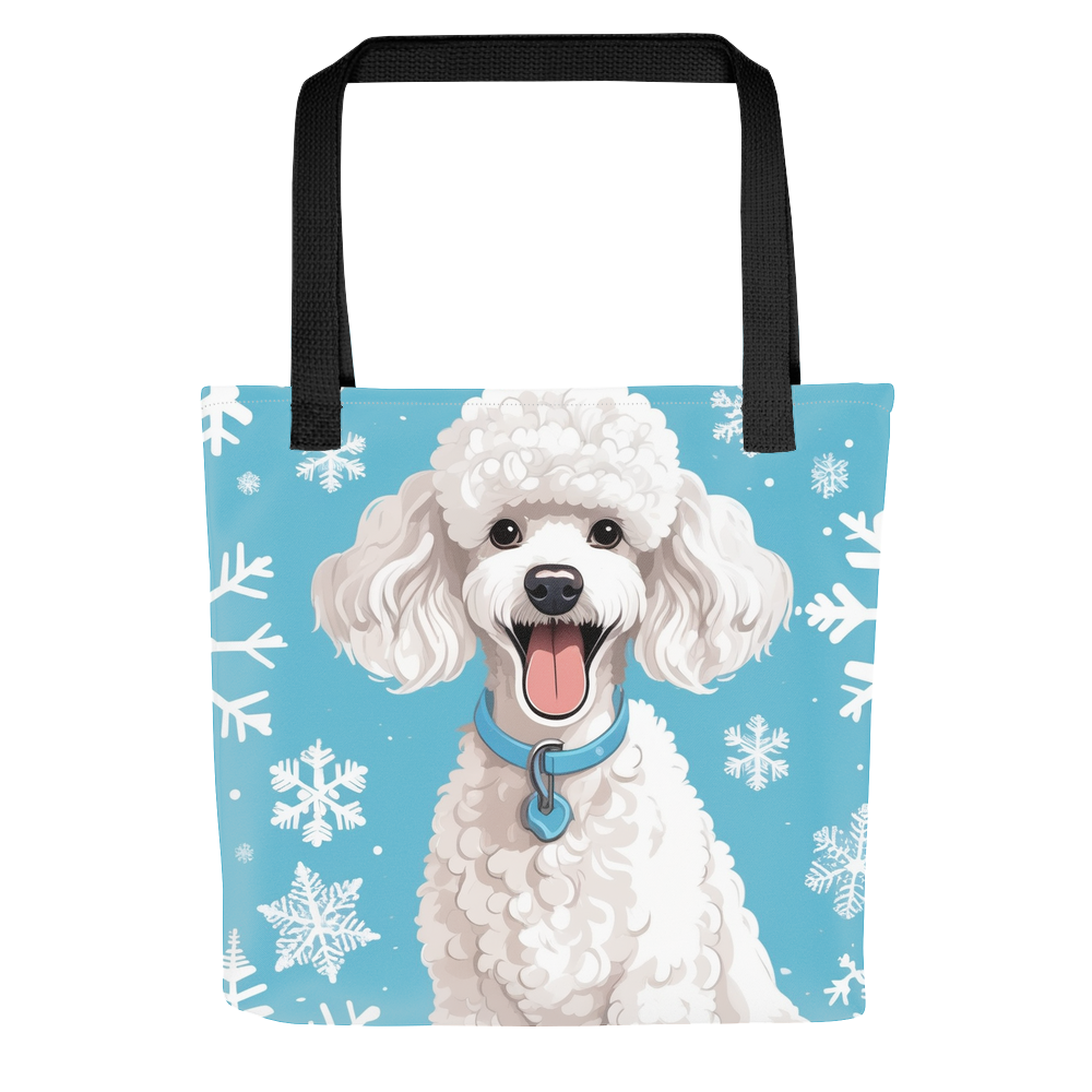 PugMug Custom White Poodle Tote