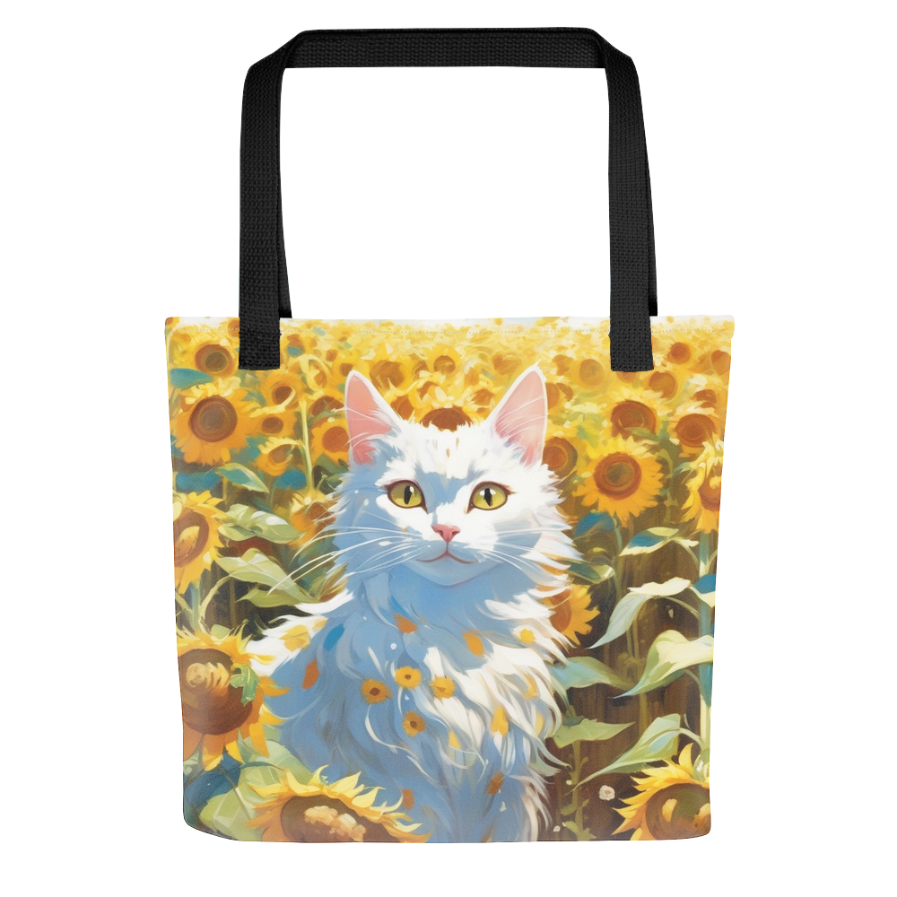 PugMug Custom White Companion Cat Tote