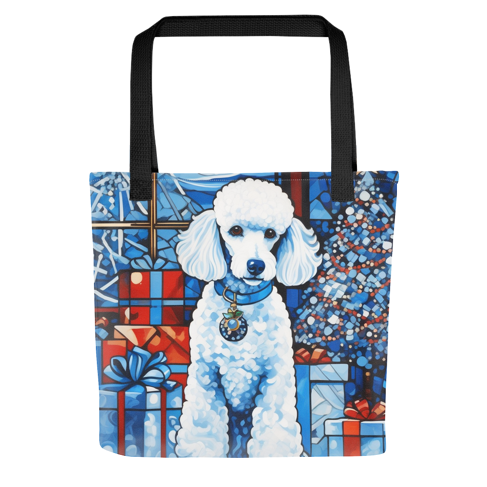 PugMug Custom White Poodle Tote