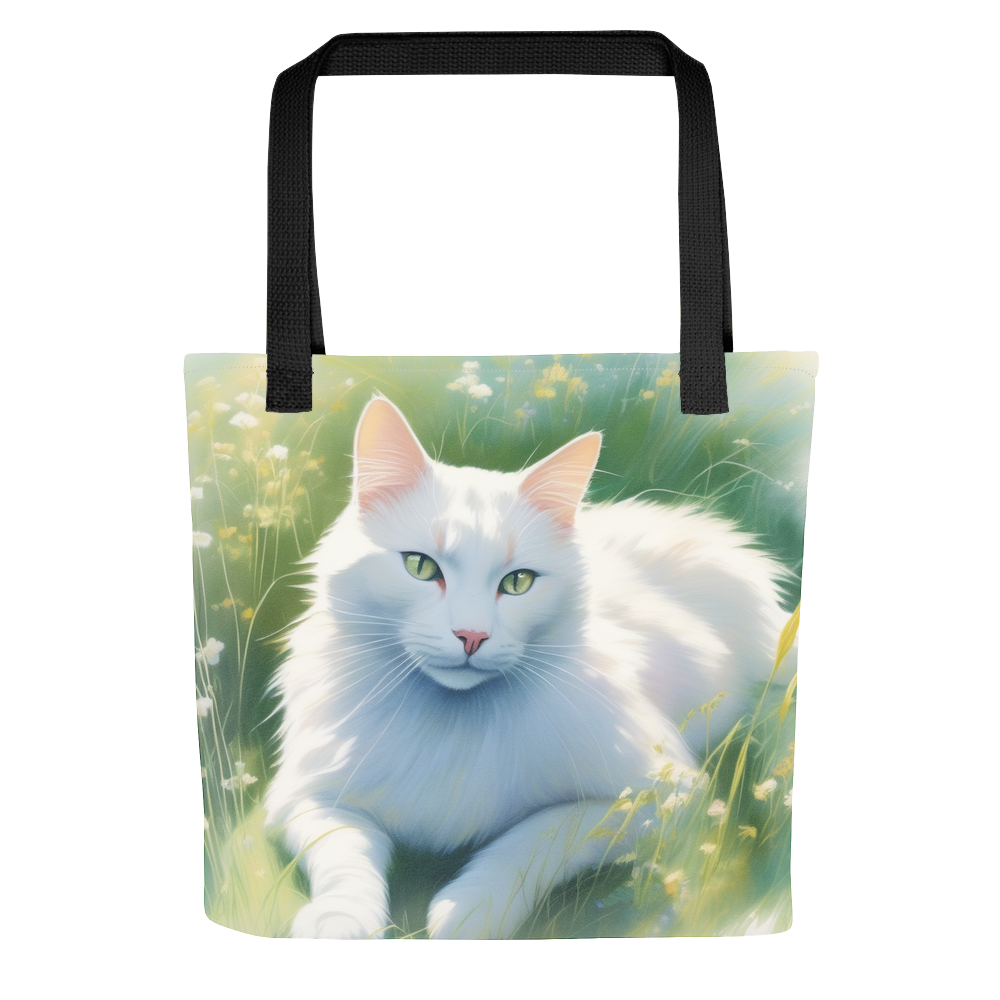 PugMug Custom White Companion Cat Tote