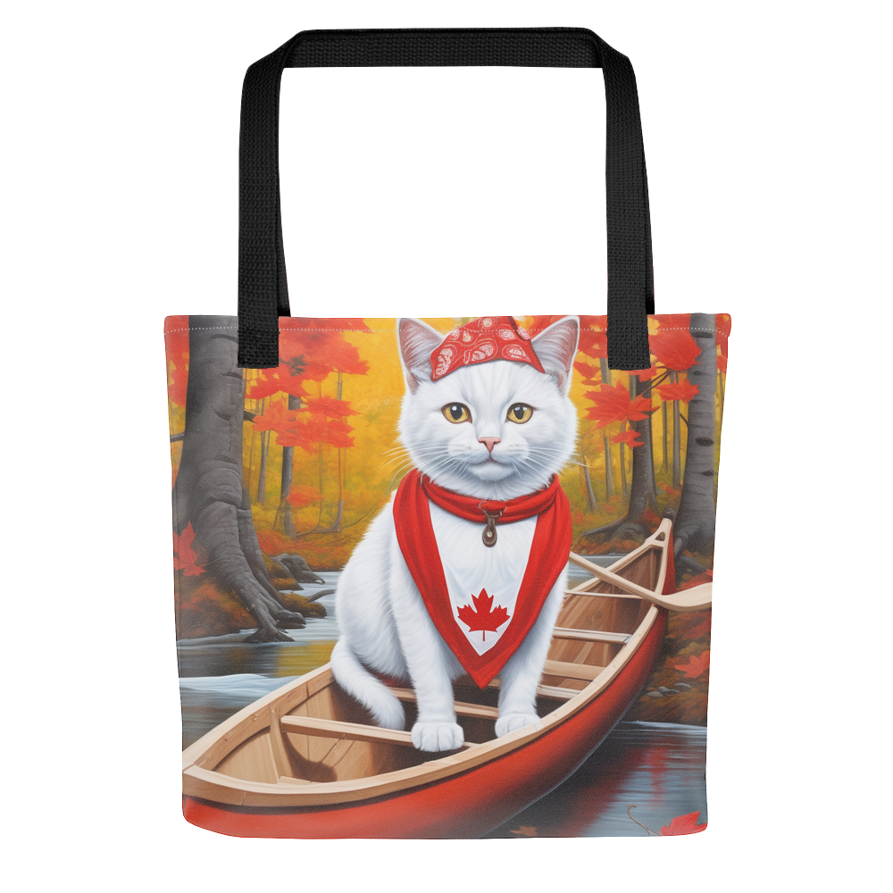 PugMug Custom White Companion Cat Tote