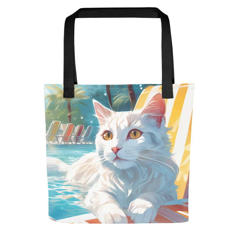 PugMug Custom White Companion Cat Tote