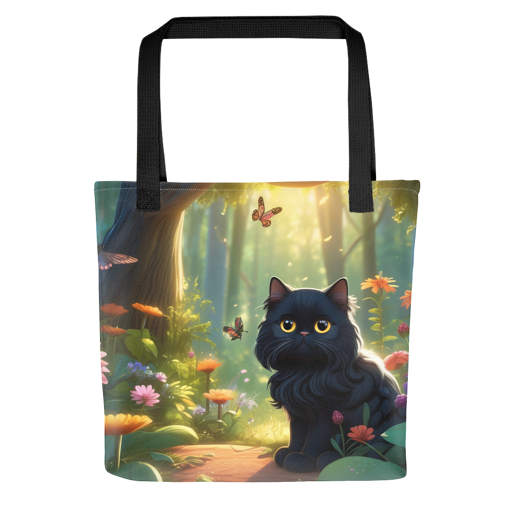 PugMug Custom Black Persian Cat Tote