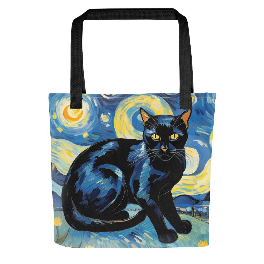 PugMug Custom Black Exotic Cat Tote