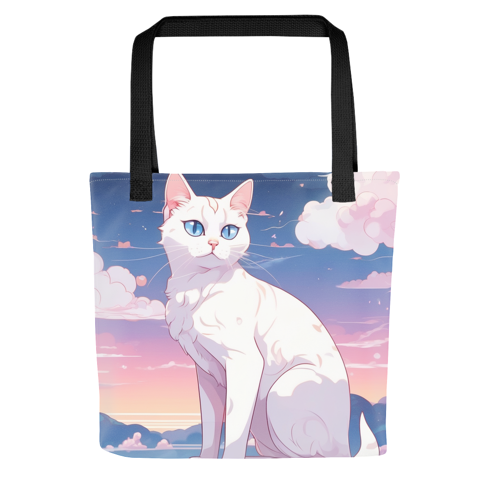 PugMug Custom White Companion Cat Tote