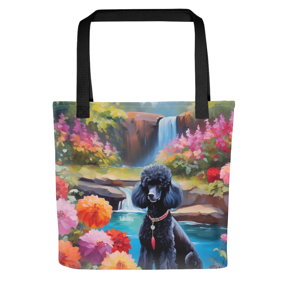 PugMug Custom Black Poodle Tote