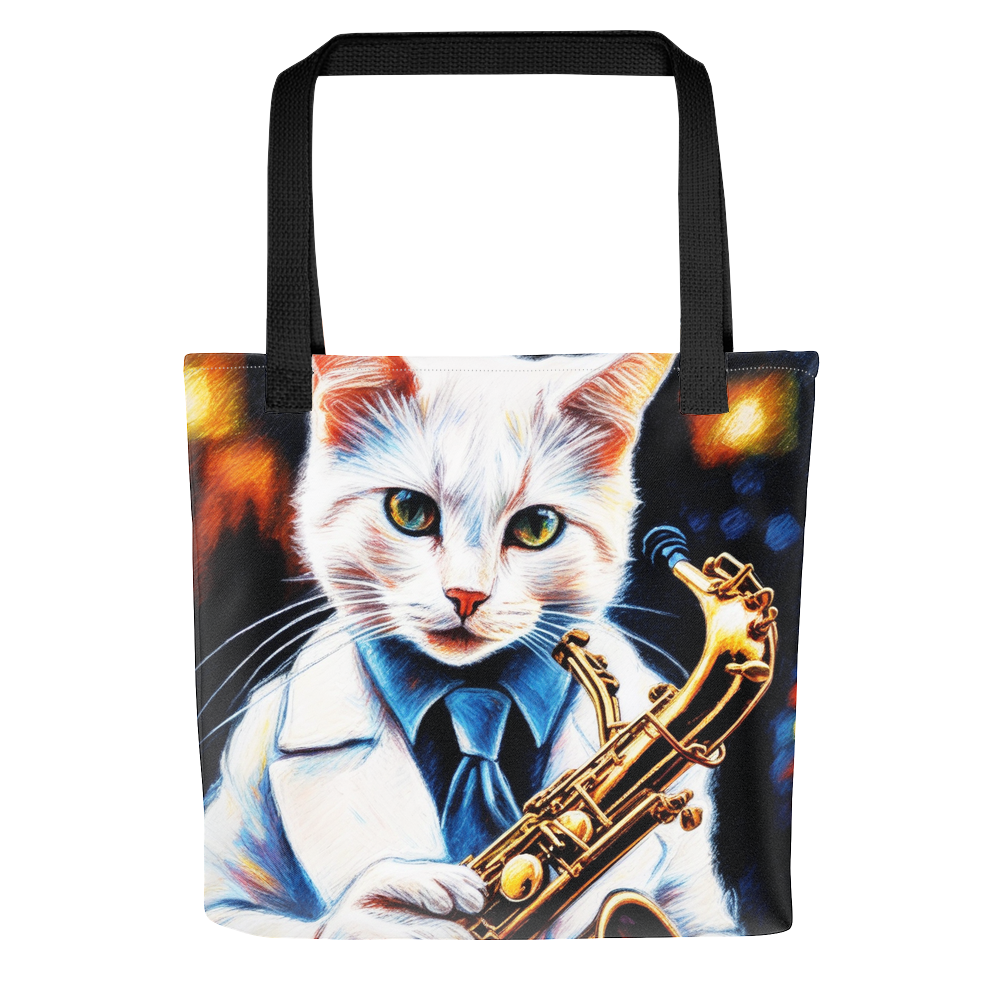 PugMug Custom White Companion Cat Tote