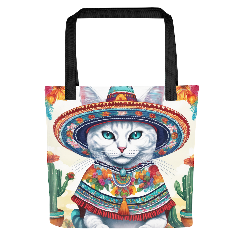 PugMug Custom White Companion Cat Tote