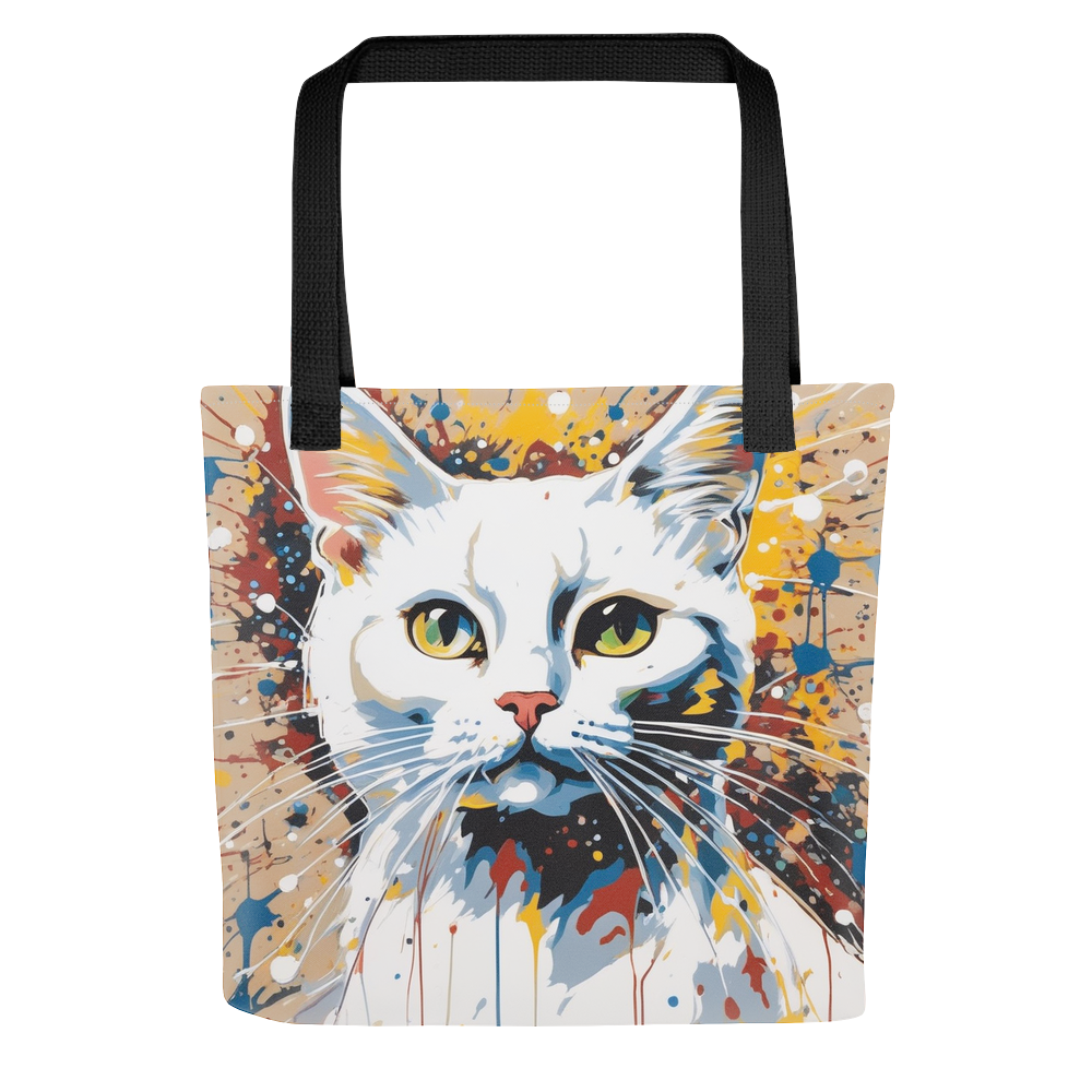 PugMug Custom White Companion Cat Tote