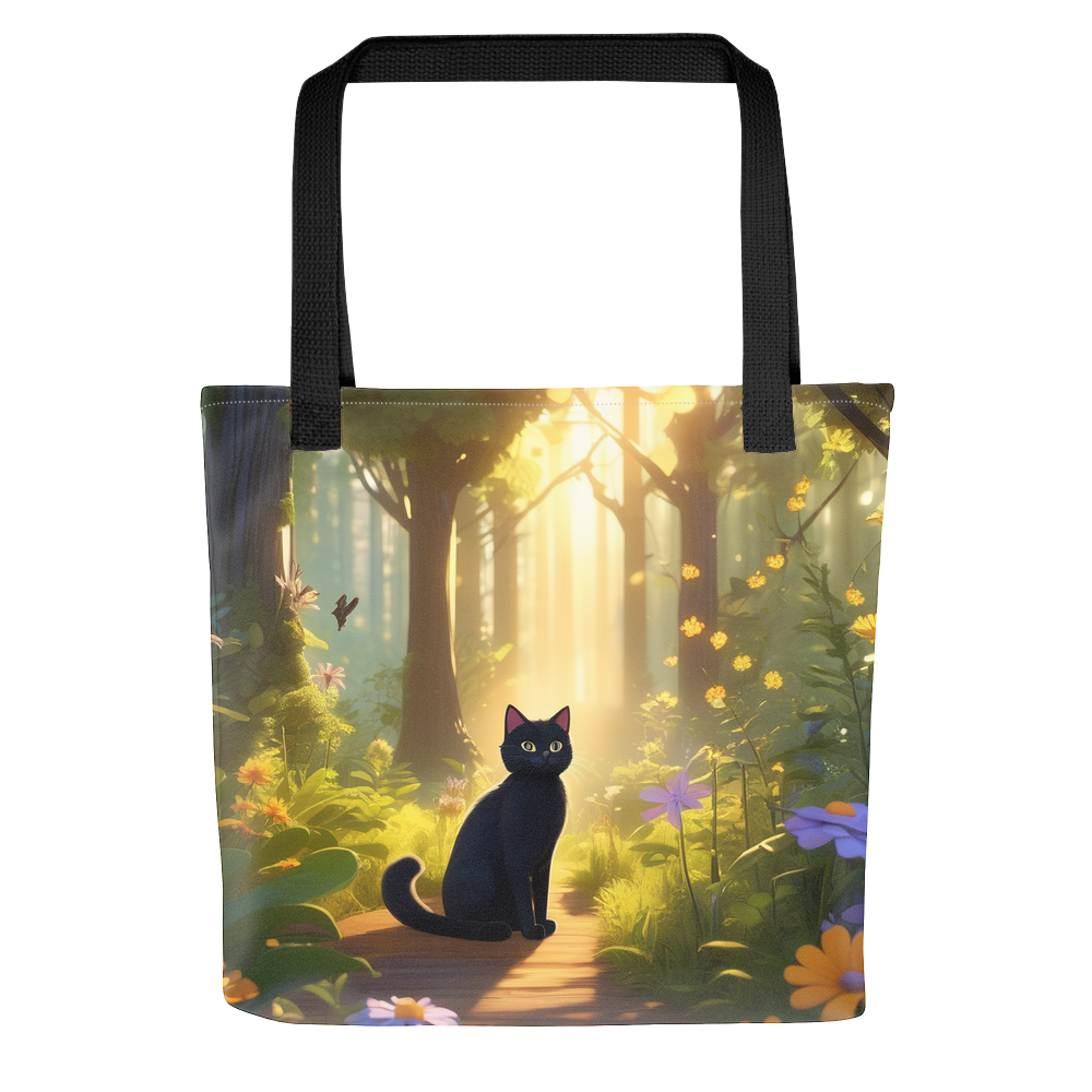 PugMug Custom Black Companion Cat Tote