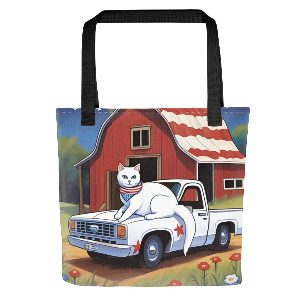 PugMug Custom White Companion Cat Tote