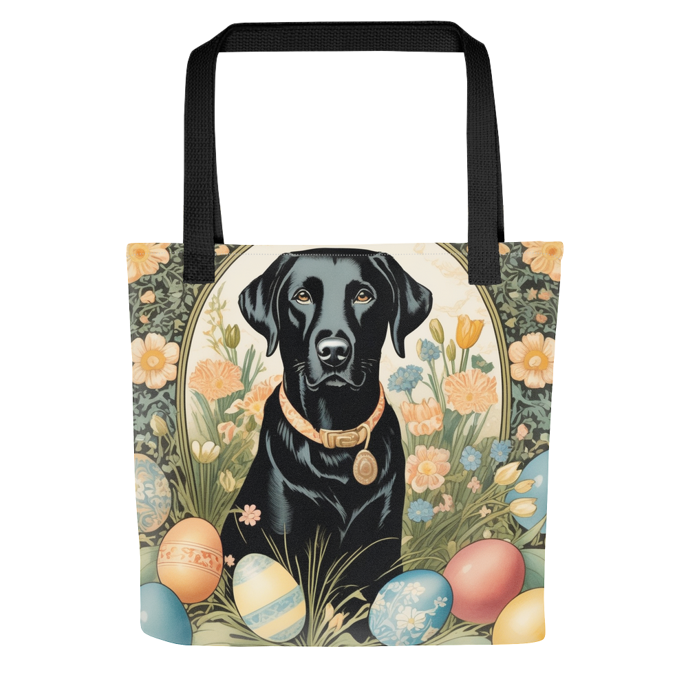 PugMug Custom Black Labrador Retriever Tote