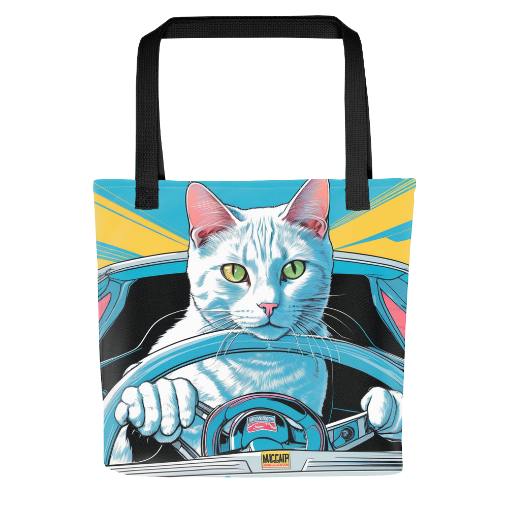 PugMug Custom White Companion Cat Tote