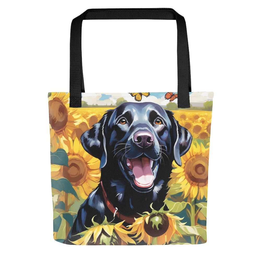 PugMug Custom Black Labrador Retriever Tote