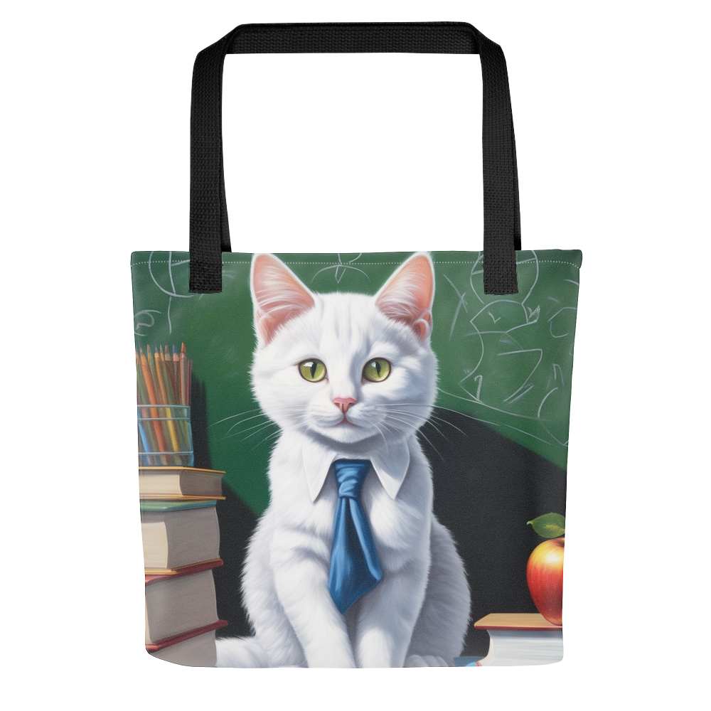 PugMug Custom White Companion Cat Tote