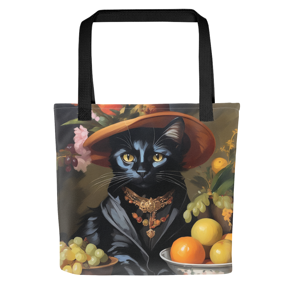 PugMug Custom Black Companion Cat Tote