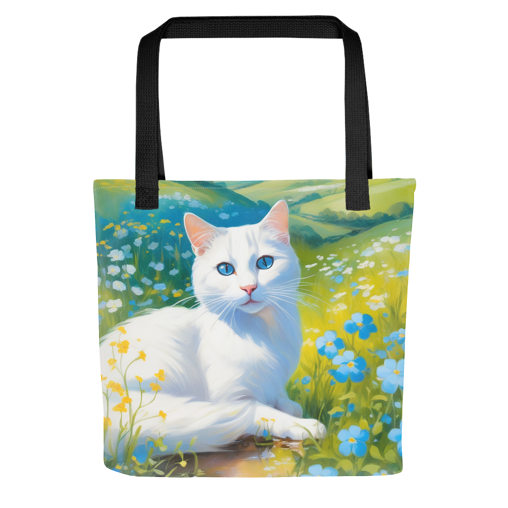 PugMug Custom White Companion Cat Tote