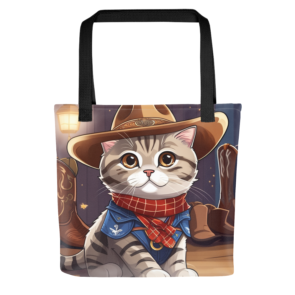 PugMug Custom Tabby Scottish Fold Cat Tote