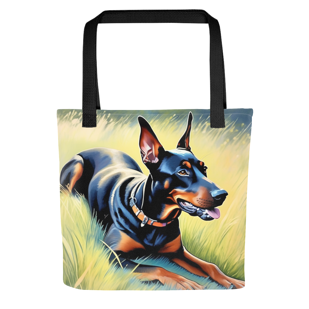 PugMug Custom Doberman Pinscher Tote