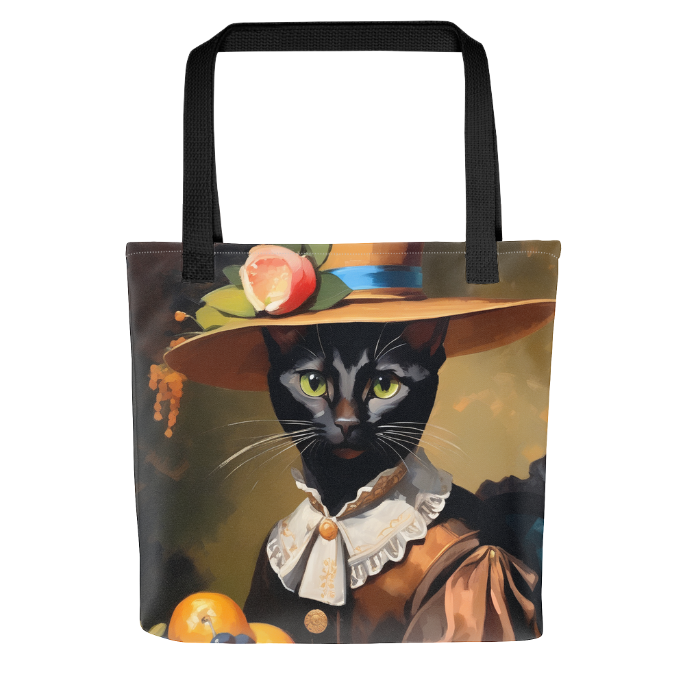 PugMug Custom Black Abyssinian Cat Tote