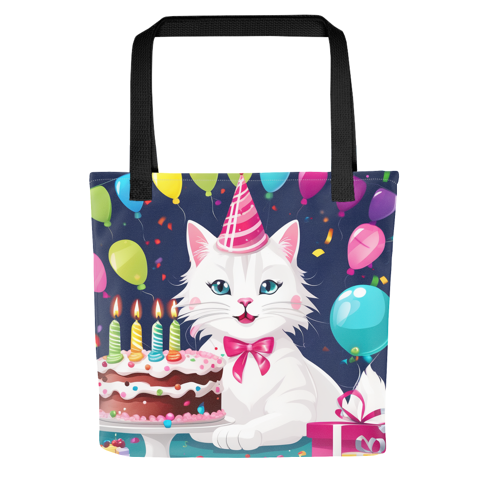 PugMug Custom White Companion Cat Tote