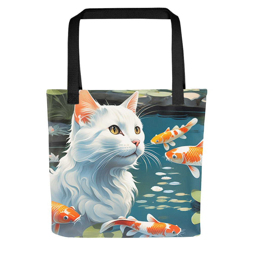 PugMug Custom White Companion Cat Tote