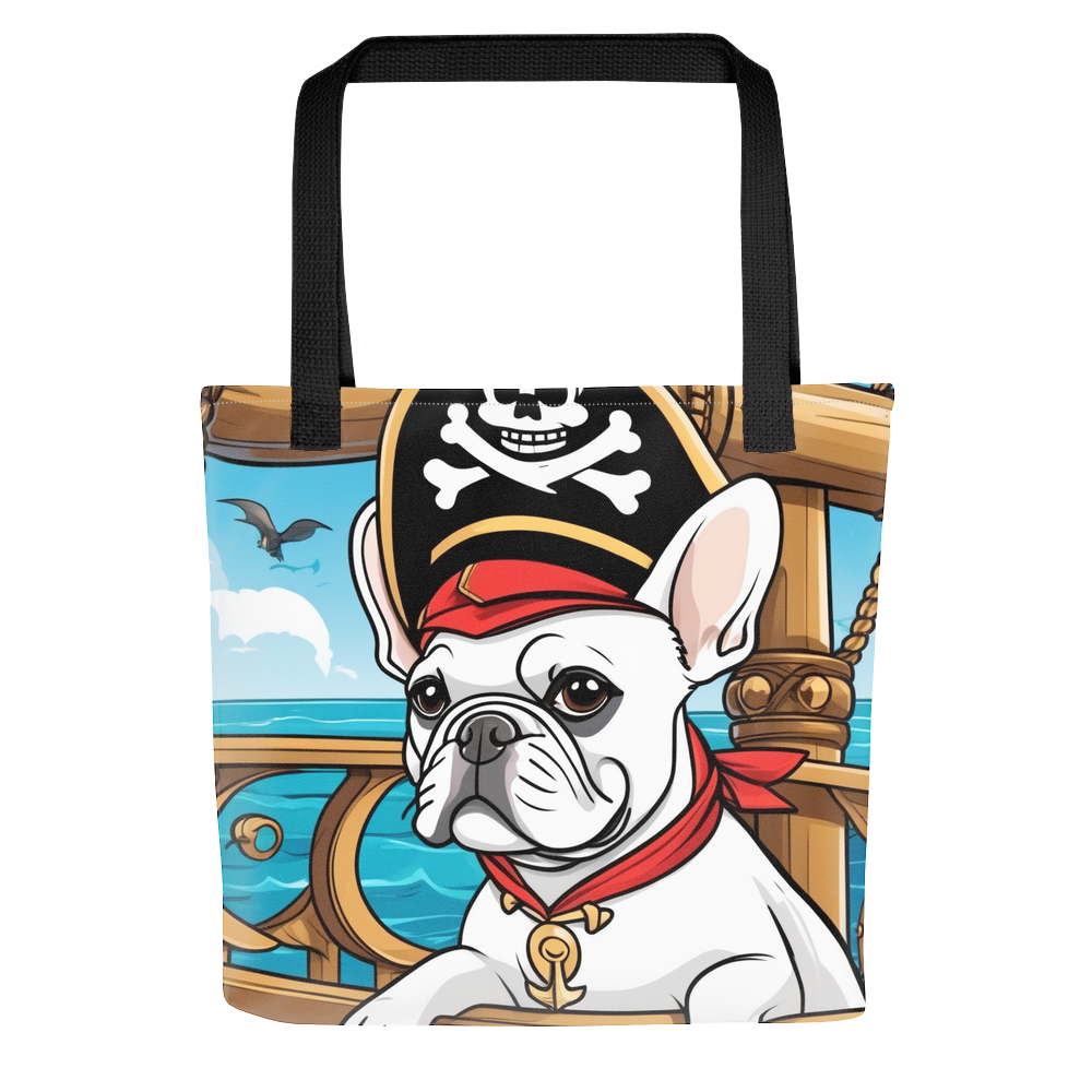 PugMug Custom White French Bulldog Tote