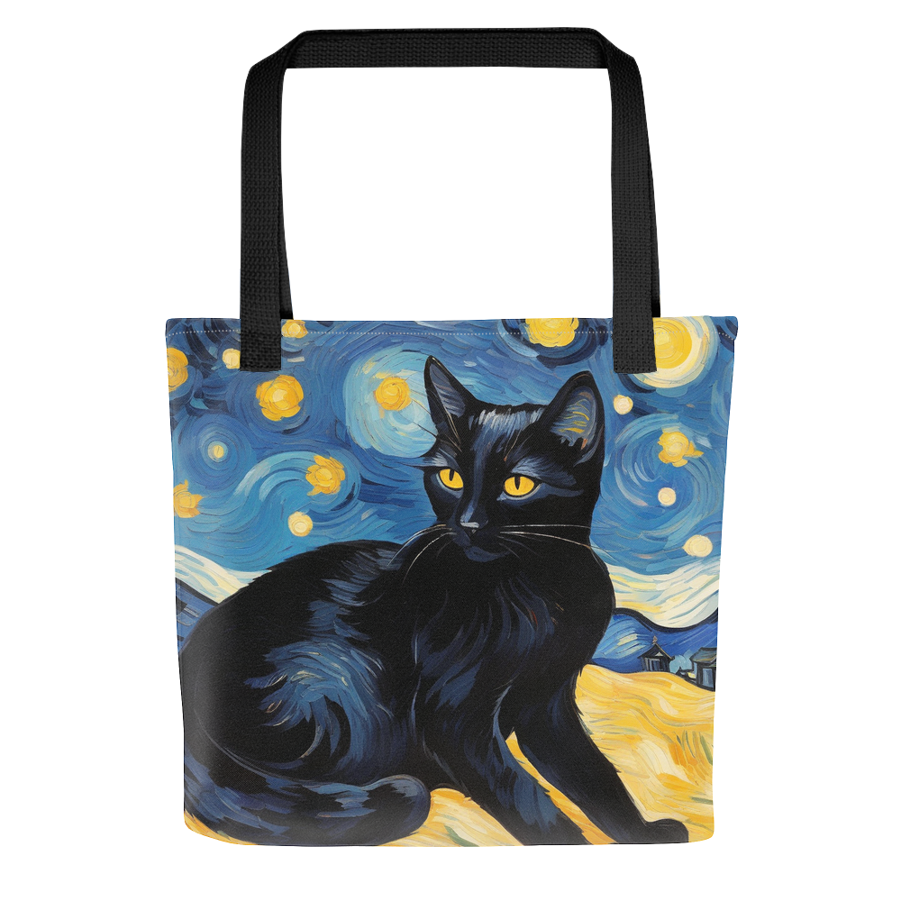 PugMug Custom Black Companion Cat Tote