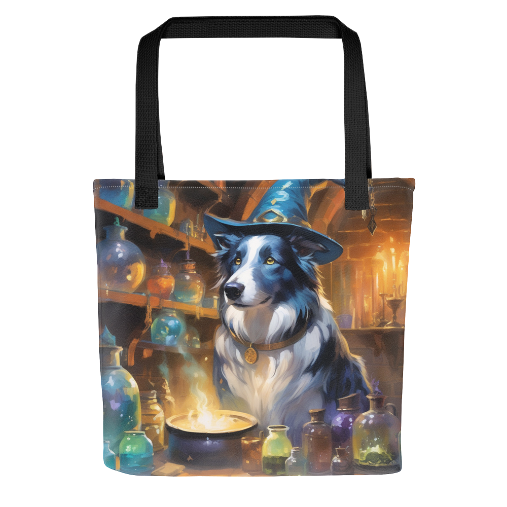 PugMug Custom Blue Merle Border Collie Tote