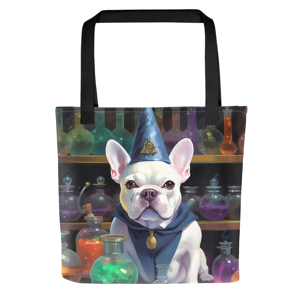 PugMug Custom White French Bulldog Tote