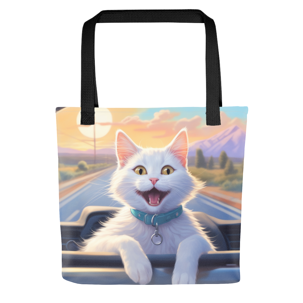 PugMug Custom White Companion Cat Tote