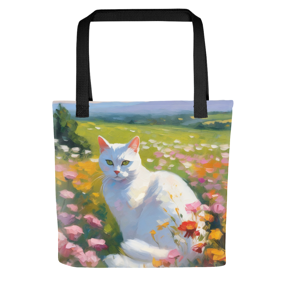 PugMug Custom White American Shorthair Cat Tote