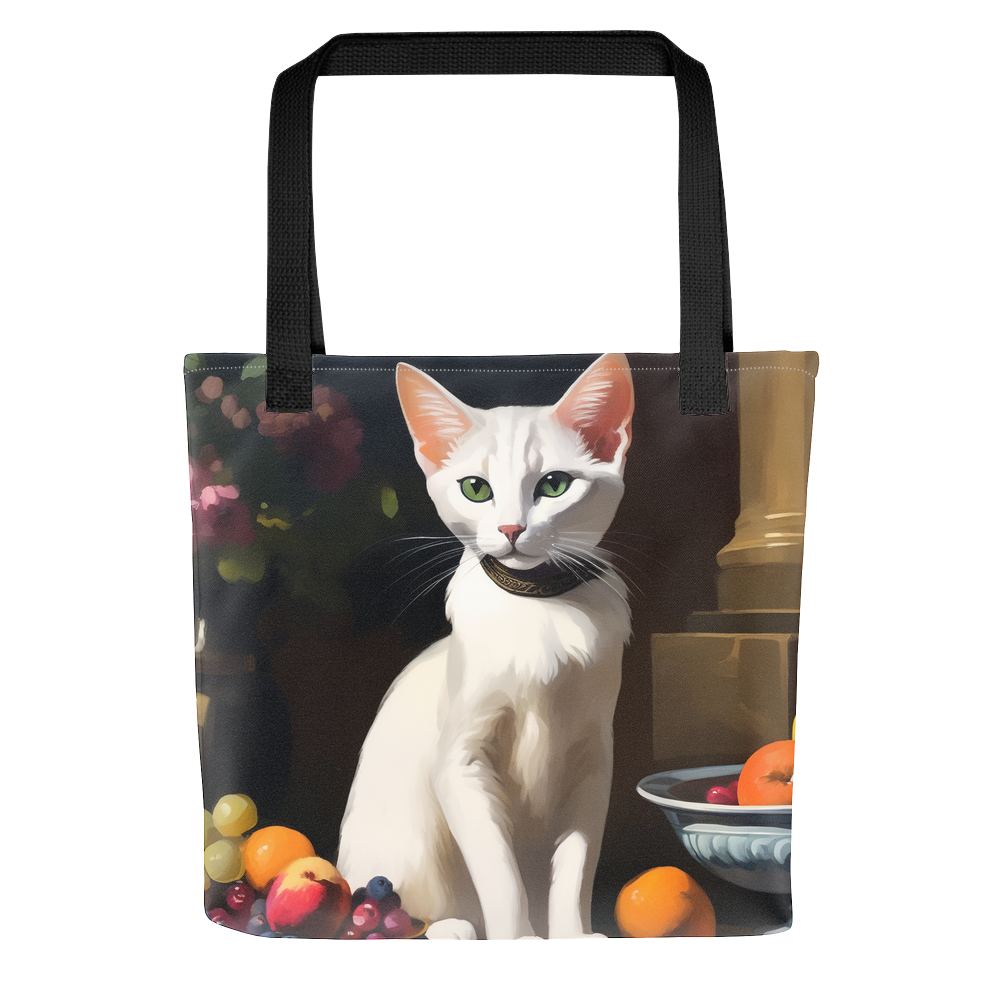 PugMug Custom White Abyssinian Cat Tote