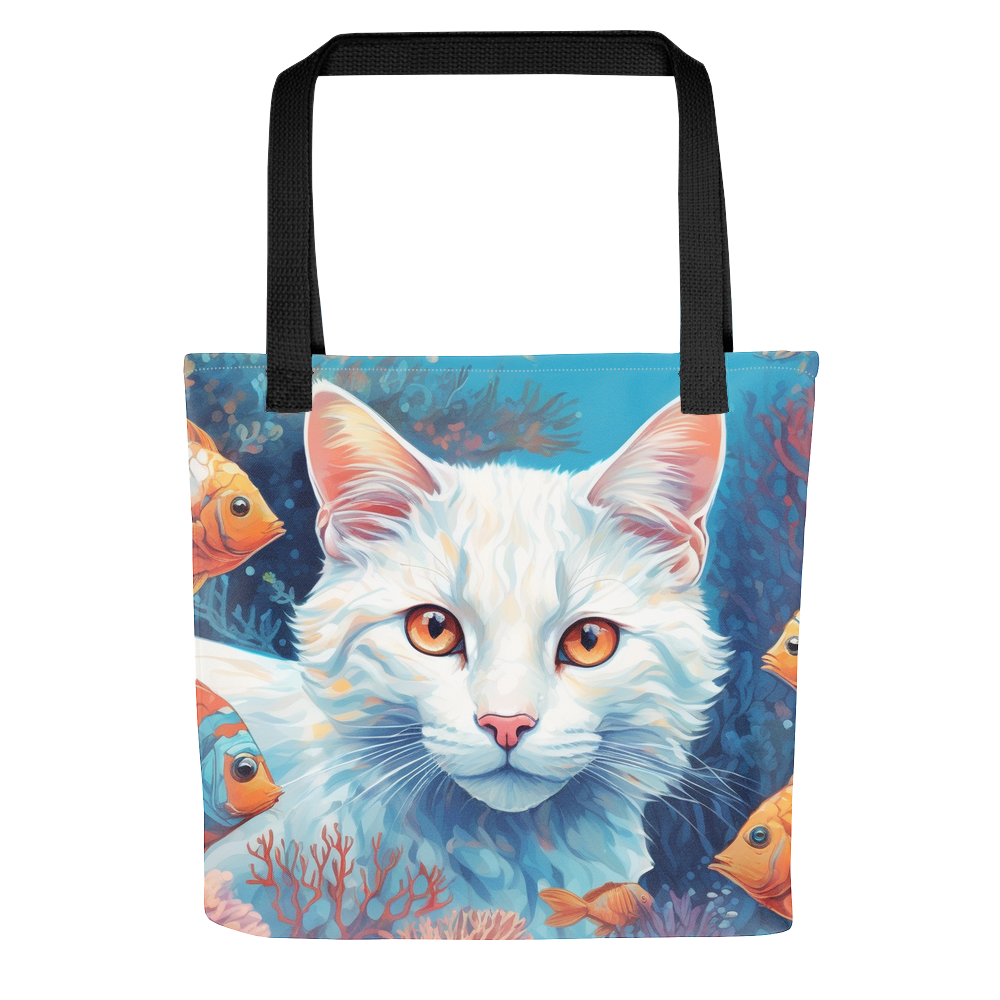 PugMug Custom White Companion Cat Tote