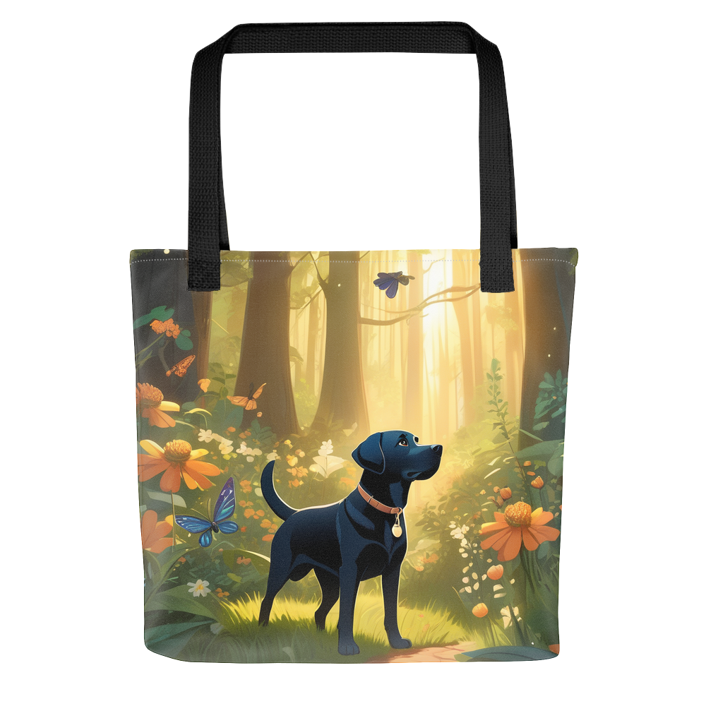 PugMug Custom Black Labrador Retriever Tote