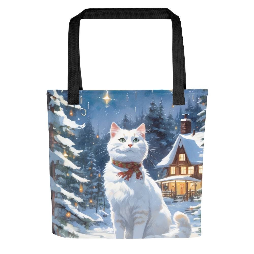 PugMug Custom White Companion Cat Tote