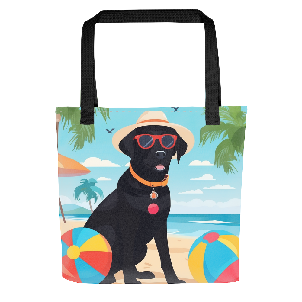 PugMug Custom Black Labrador Retriever Tote