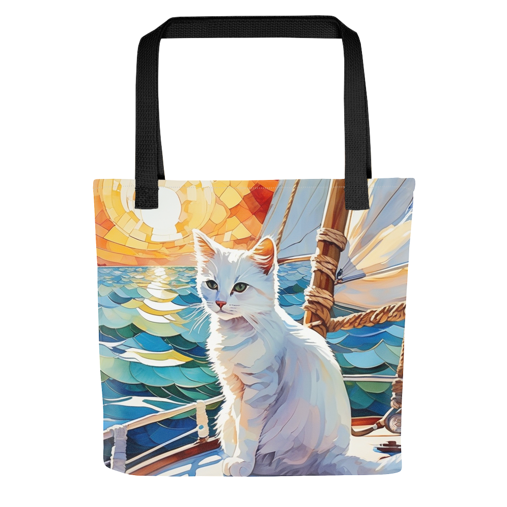 PugMug Custom White Companion Cat Tote