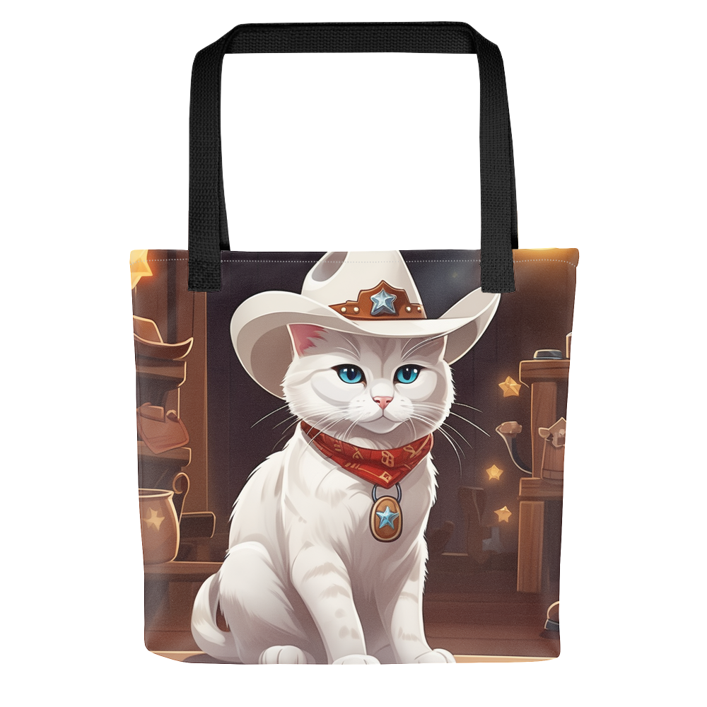PugMug Custom White Companion Cat Tote