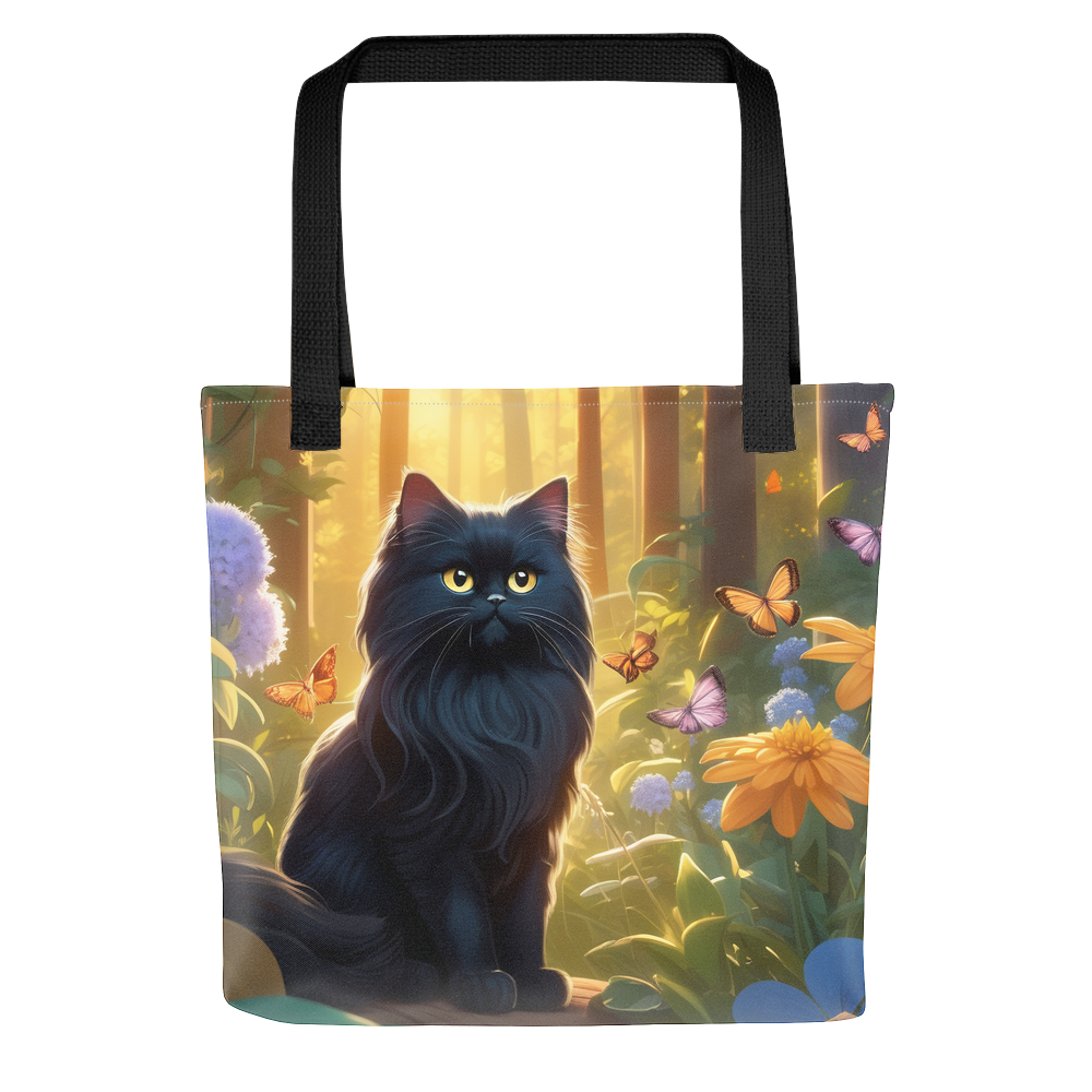 PugMug Custom Black Persian Cat Tote