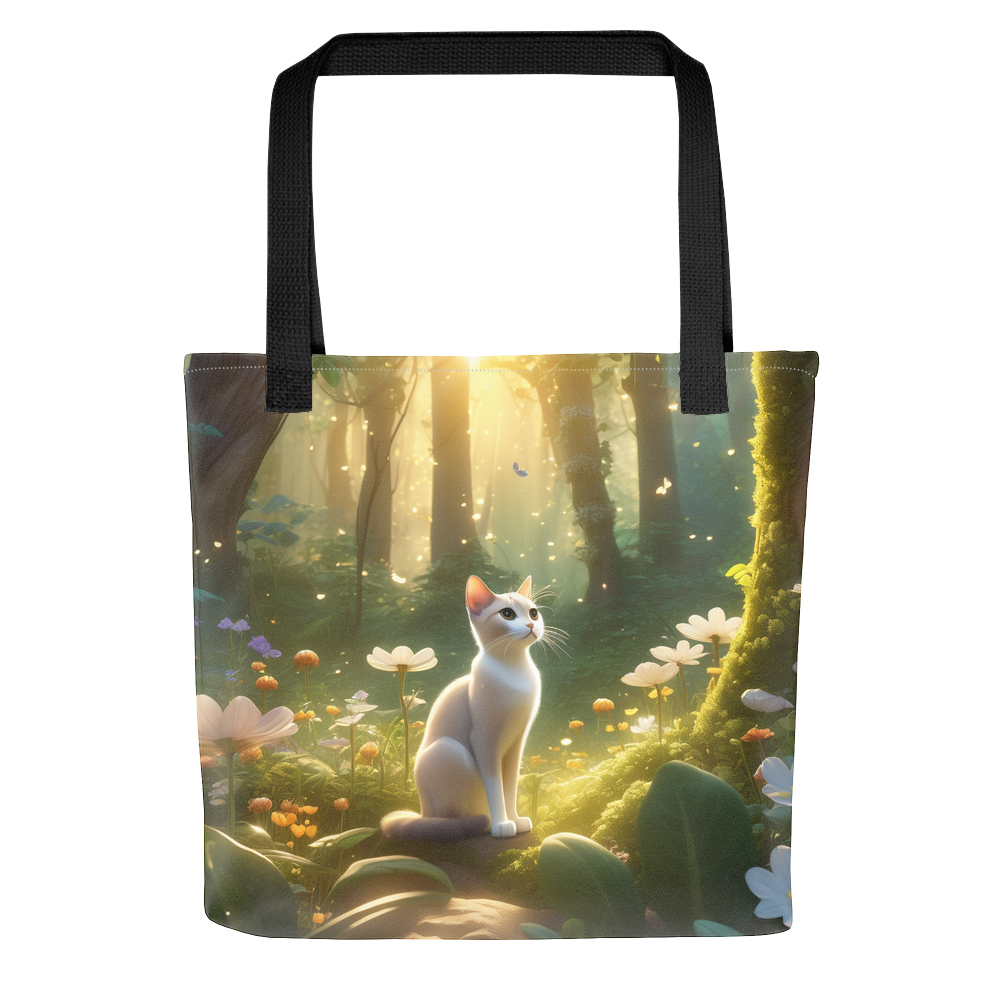 PugMug Custom White Abyssinian Cat Tote