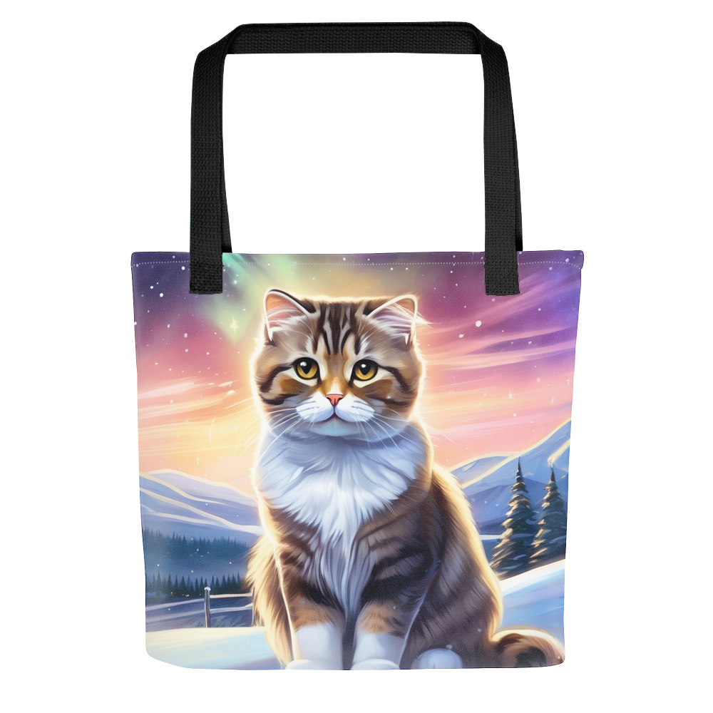 PugMug Custom Tabby Scottish Fold Cat Tote