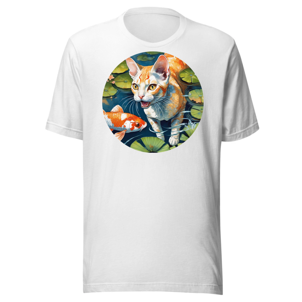 PugMug Custom Tabby Devon Rex Cat T-Shirt