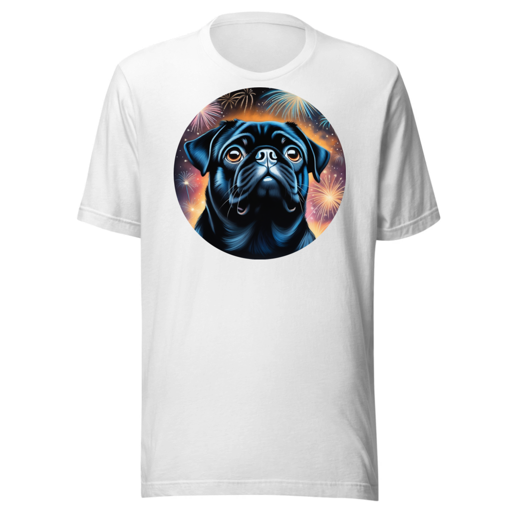 PugMug Custom Black Pug T-Shirt