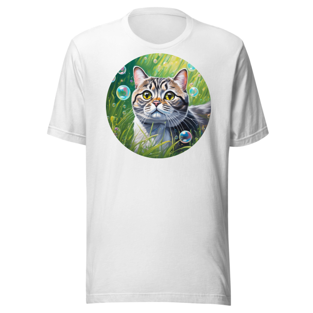 PugMug Custom Tabby Scottish Fold Cat T-Shirt