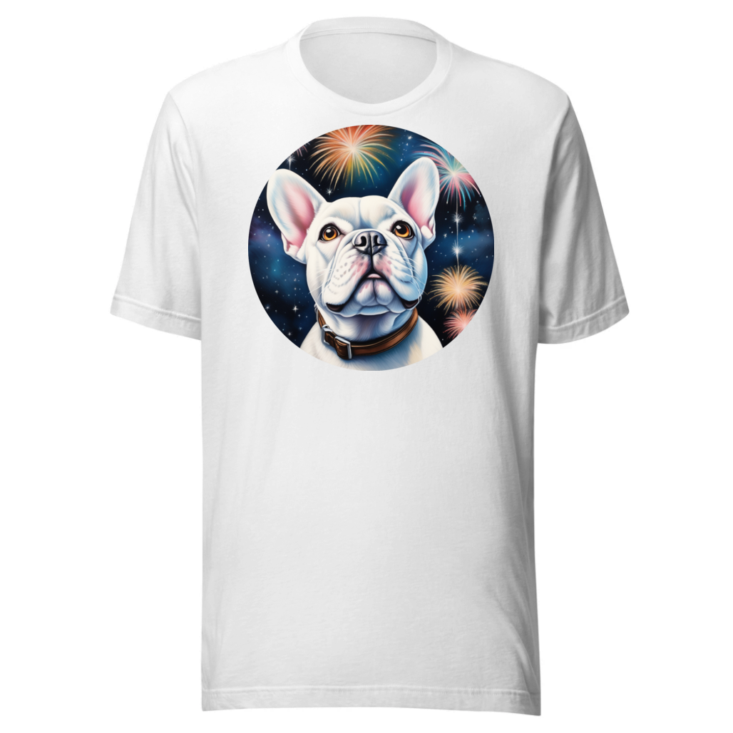 PugMug Custom White French Bulldog T-Shirt